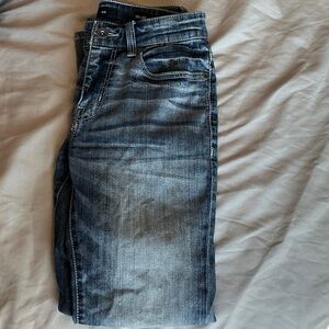 Buckle Men's Faded Blue Slim Jeans